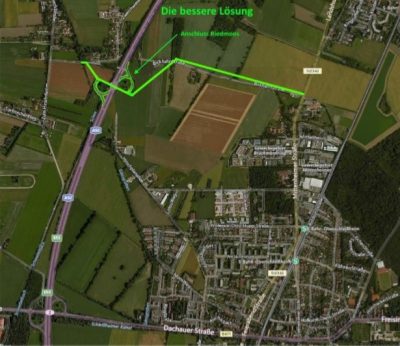 Autobahnanschluss Riedmoos statt Westumgehung: Die bessere Lösung Autobahnanschluss Riedmoos statt Westumgehung: Die bessere Lösung