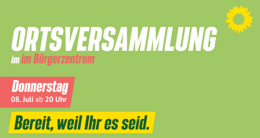 Ortsversaammlung Juli