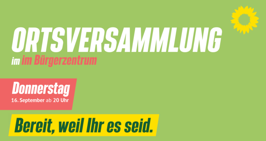 Ortsversammlung September