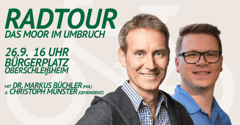 Radtour „Umbruch im Moos“ – Zukunft des Moores in Oberschleißheim