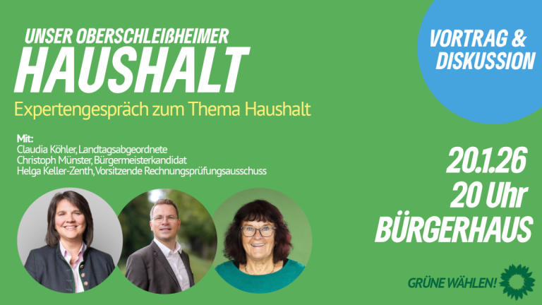 Expertengespräch zum Thema Haushalt – mit Claudia Köhler, haushaltspolitische Sprecherin der Landtagsfraktion